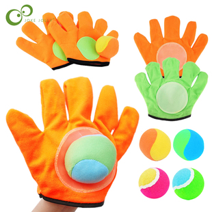 1 Set Kids Sucker Sticky Ball Toy Outdoor Sports Catch Ball