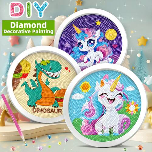 DIY Handmade Diamond Painting - Cartoon Unicorn Mermaid Mosa