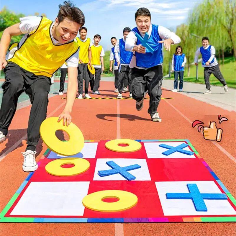 Racing Three Chess Outdoor Games Sports Toy Relay Race Doubl