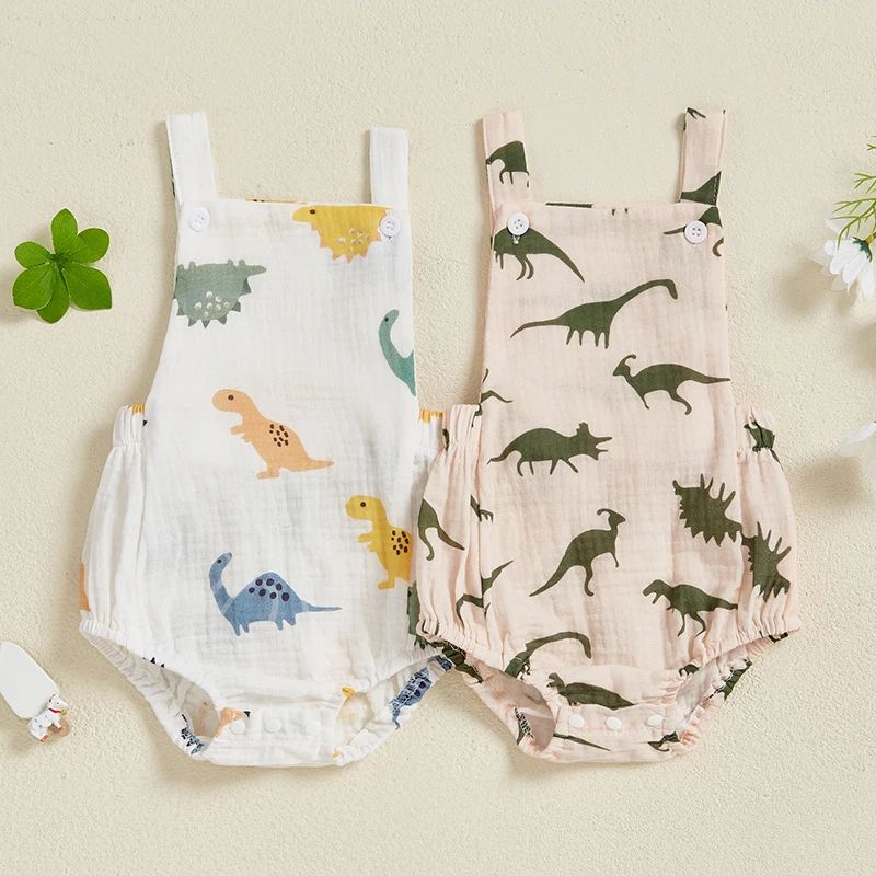 Summer Infant Clothing born Baby Boys Girls Romper Sleeveles