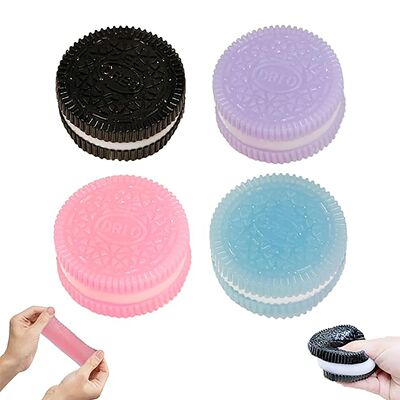 Simulated Biscuit Squeezing Toy, Sticky Sensory Toy for Chil