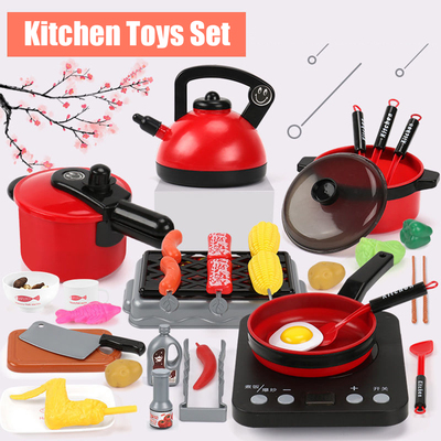 Kitchen Toys Set For Kid Girl Cooking Toy Baby Cutting