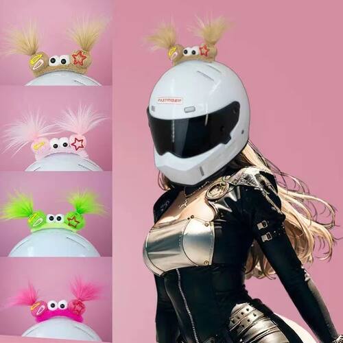 Helmet Decoration Sanfuwa Hair Accessories Helmet Decoration