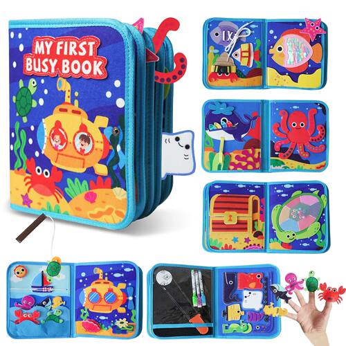 Busy Book Is Suitable for Travel Toys for Children Aged 1-3,