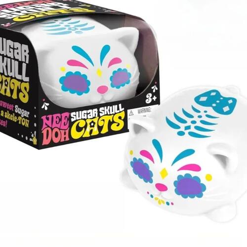 Needoh Sugar Skull Cats Schylling Buttery-Soft Feel Fidget T