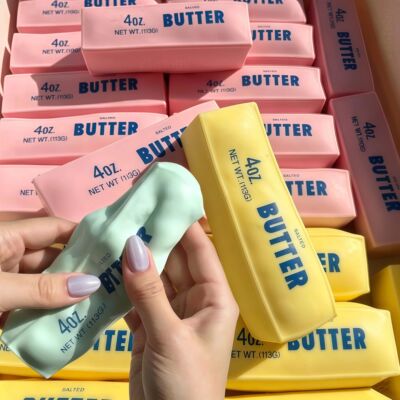 Creative Butter Stick Squishy Fidget Toy Building Block Fill