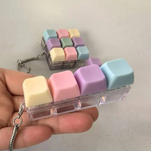 Fidget Decompression 1/4/5/9 Keyboard Key Toy Anti Stress Fi