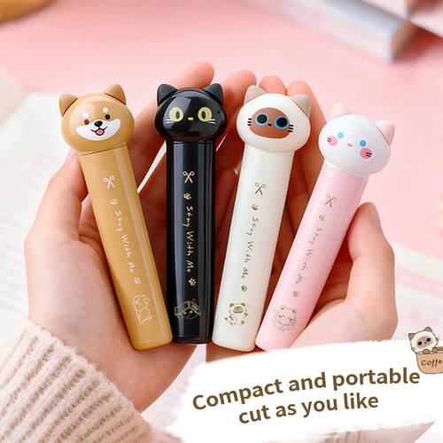 Mr.Paper 4 Styles Furry Town Series Portable Pen-Style Sciss