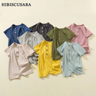 Baby Boy Romper Summer Wear Infant Bebe Thin Pajamas Short S