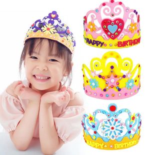 Toys Sequin EVA Star Flower Craft Creative Crown DIY Kids