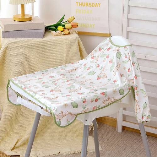 Elinfant Long Sleeve Baby Bibs Waterproof Feeding Eating Bib