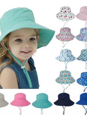 Summer Baby Sun Hat Boys Cap Children Unisex Beach Hats Cart