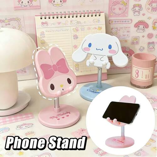 Cute My Melody Telescopic Phone Stand Kuromi Cinnamoroll Adj