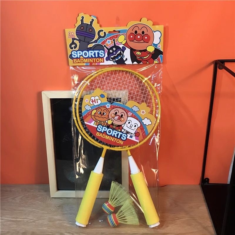 日本面包超人儿童羽毛球拍卡通运动休闲户外亲子互动玩具3-6岁