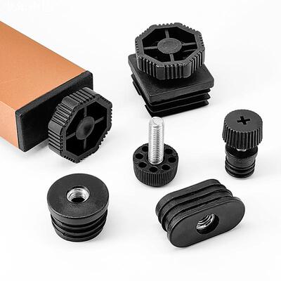 20x30x40x50x60x80x100mm螺母管塞轮套不锈钢脚垫调节脚垫M6M8M10