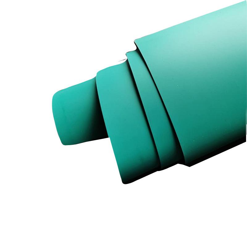 绿色防静电橡胶板工作台垫2mm抗静电耐磨桌垫生产线实验室台胶垫