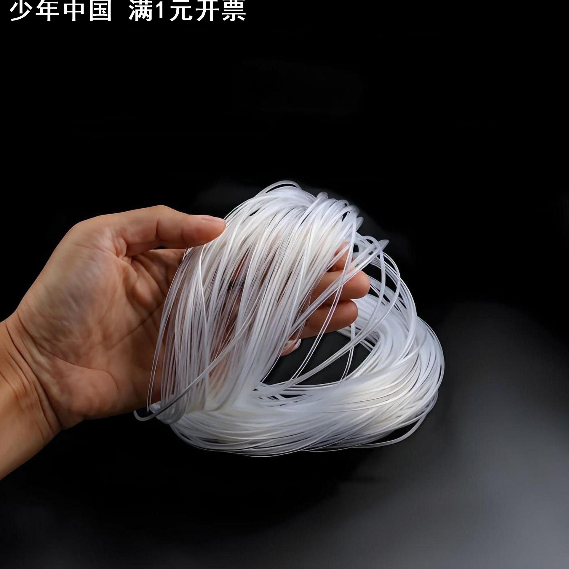 透明硅胶管【小号】食品级 毛细管 透明软管0.5mm/1/2/3 细硅胶管