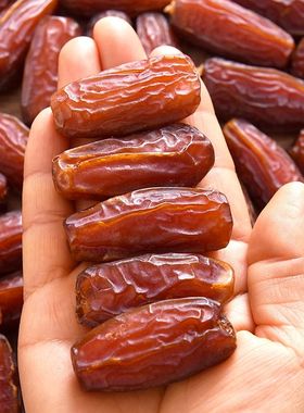 椰枣 5斤装伊拉克枣黄金椰枣进口特级大枣天然蜜枣大颗粒1斤包邮