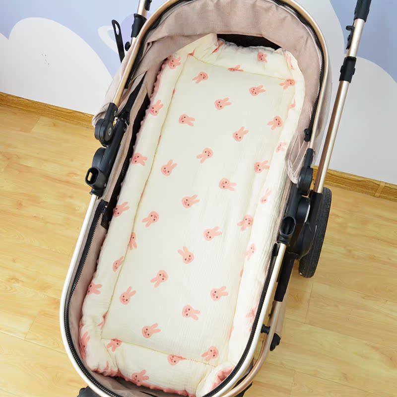 婴儿车垫子四季通用推车凉席透气