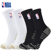 NBA篮球袜子抗菌男士 高筒毛巾底加厚运动休闲吸汗透气防滑青少年