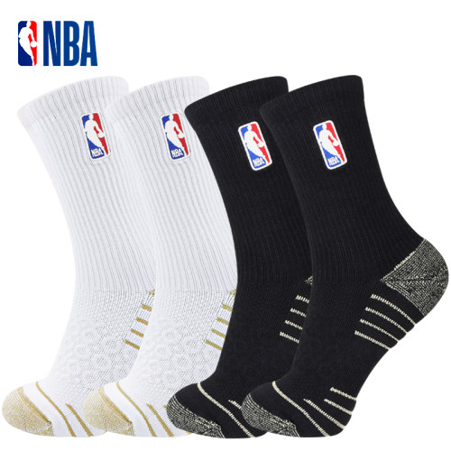 NBA篮球袜男士高筒毛巾底加厚