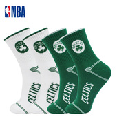 NBA袜子男中筒春夏跑步休闲运动袜棉透气篮球袜凯尔特人勇士湖人