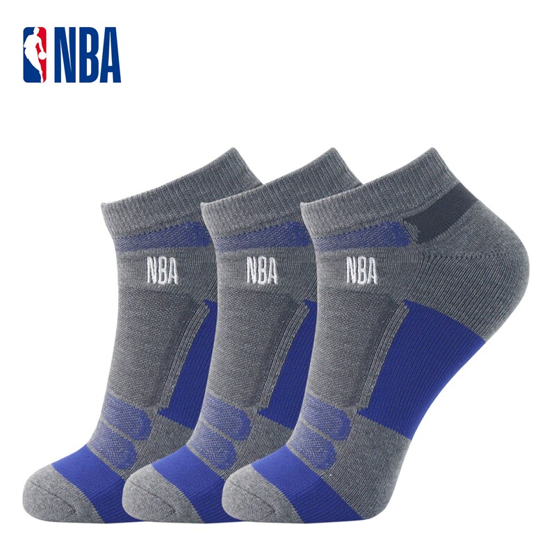 NBA袜子男士短筒夏季运动休闲跑步透气篮球毛巾底加厚吸汗低帮