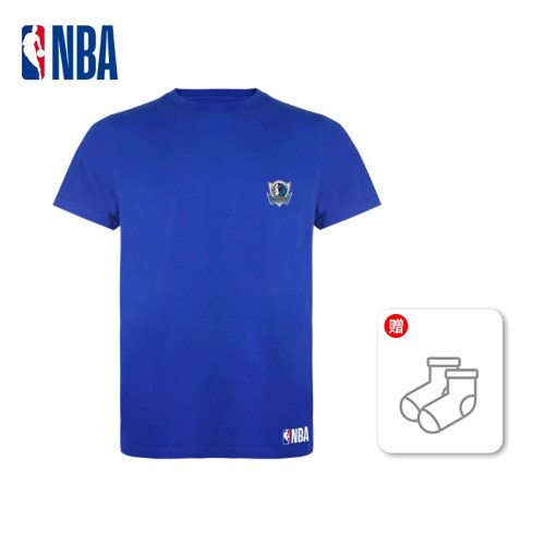 NBA短袖独行侠队纯棉男士圆领内搭打底百搭运动休闲吸汗透气内衣