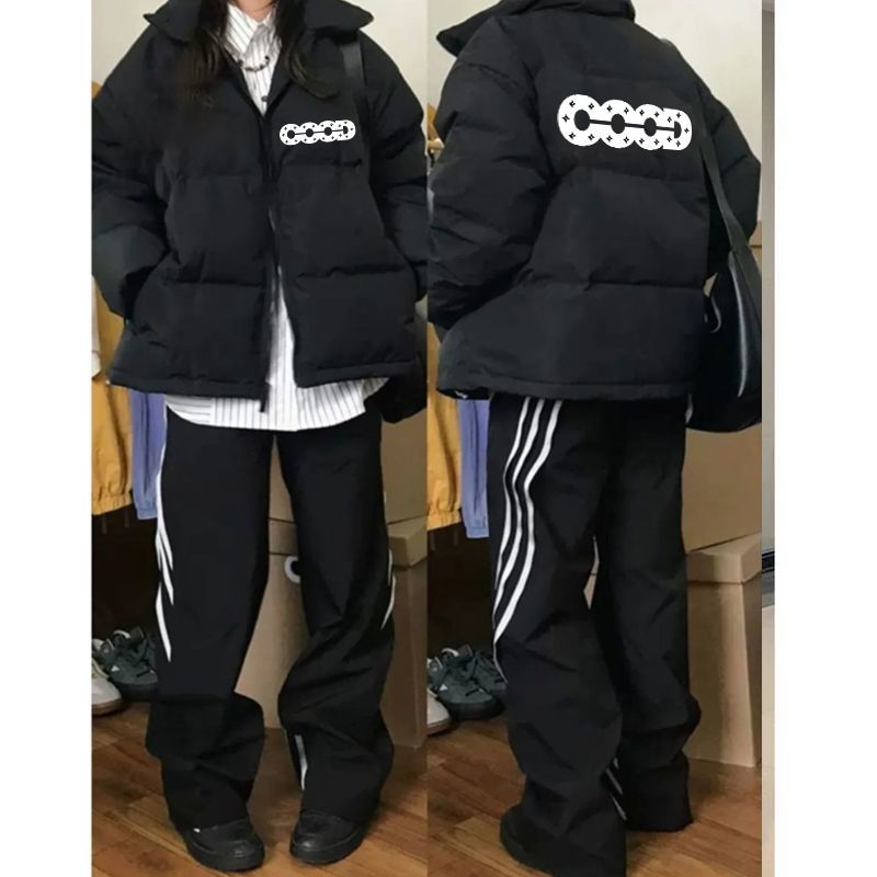 国潮面包服男女外套2025秋冬季新款港风潮流加厚棉袄保暖棉服棉衣