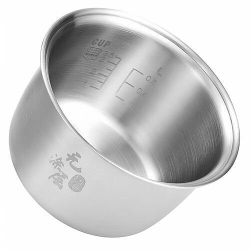 适用小米电饭煲1.6L升内胆无涂层304不锈钢迷你锅芯配件DFB201CM