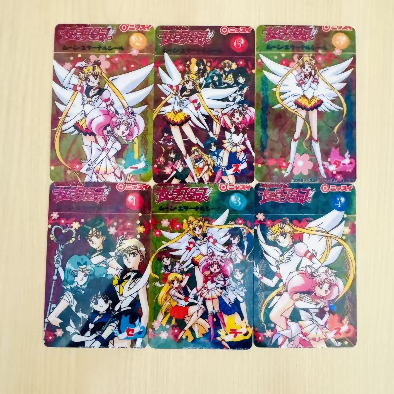 Sailor Moon Sailor Moon anime anime card flash PET sticker waterproof sticker