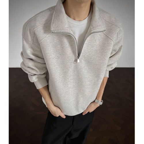 NOLOGOPLUS男士立领卫衣外套