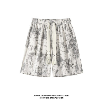 夏季灯芯绒男士大码休闲五分短裤