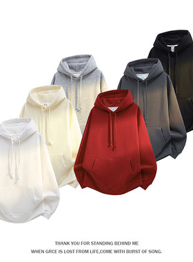 【NO LOGO PLUS】2025秋冬新款卫衣男士重磅美式高街宽松连帽上衣