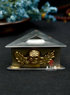 骷髅头底座密宗金刚杵尼泊尔手工