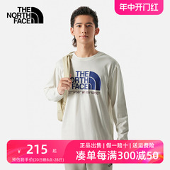 TheNorthFace北面春秋情侣款长袖T恤7QUY/7QVD/86PX/86QH