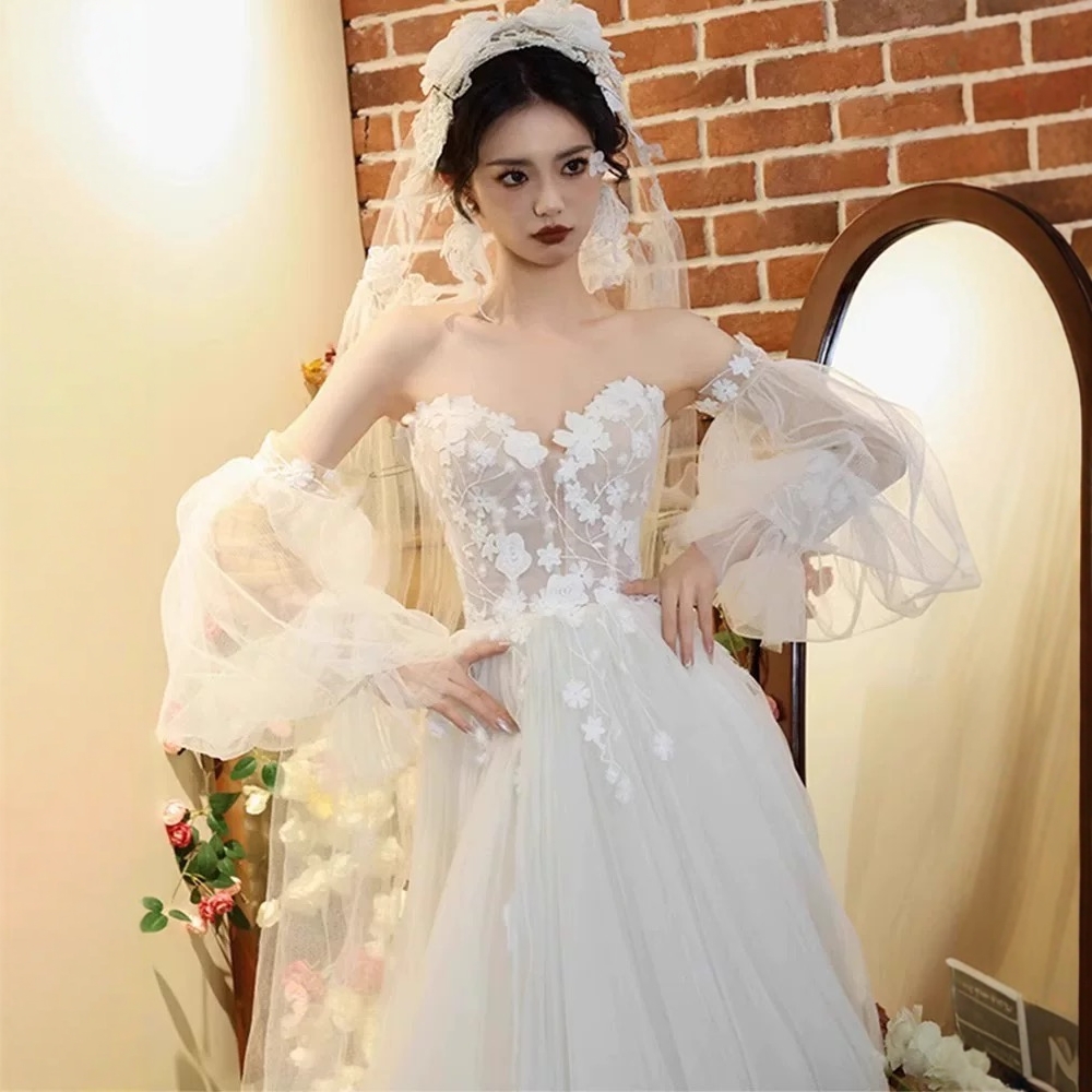 婚纱礼服2025新款高级感超仙轻纱