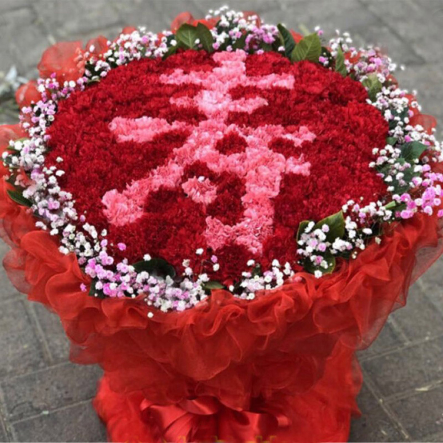 祝寿鲜花老人生日母亲康乃馨花束80大寿北京鲜花速递天津同城配送