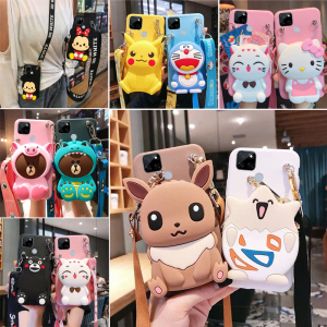 适用于零钱包realme真我v3手机壳保护套realmev3手机套真我v3软壳卡通女防摔保护壳个性女款硅胶立体学生后壳