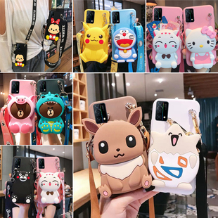 零钱包适用于oppok9手机壳硅胶PEXM00保护套软壳全包外壳可爱卡通K9新款pexm00保护壳外壳后盖立体卡通防摔女