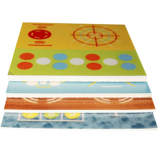 欧百娜健身房地胶定制360私教地胶垫儿童体适能地垫pvc运动地板