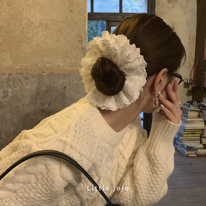 【呼呼严选专享】ins博主同款唯美气质发绳大肠圈欧根纱发饰头绳