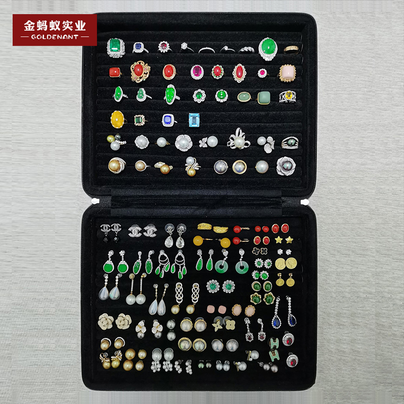 高档皮质天珠收纳盒双开便携首饰箱戒指耳环项链手镯珠宝箱,饰品/流行首饰/时尚饰品新,首饰盒,淘宝优惠券,粉丝福利购,淘宝优惠卷