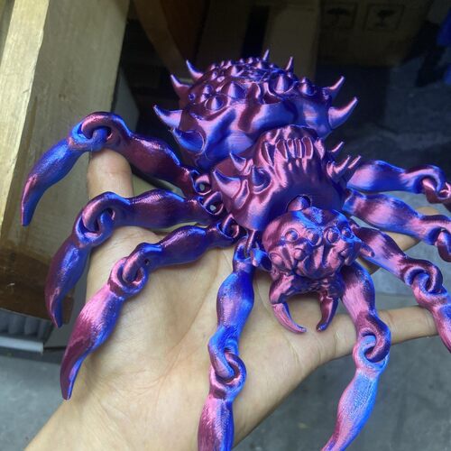 超大号蜘蛛 3d打印蜘蛛爆款骨架关节狼蛛可动摆摊仿真创意礼物