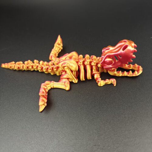 3d打印玩具骨架恐龙霸王龙化石创意仿真摆件可动关节儿童玩具爆