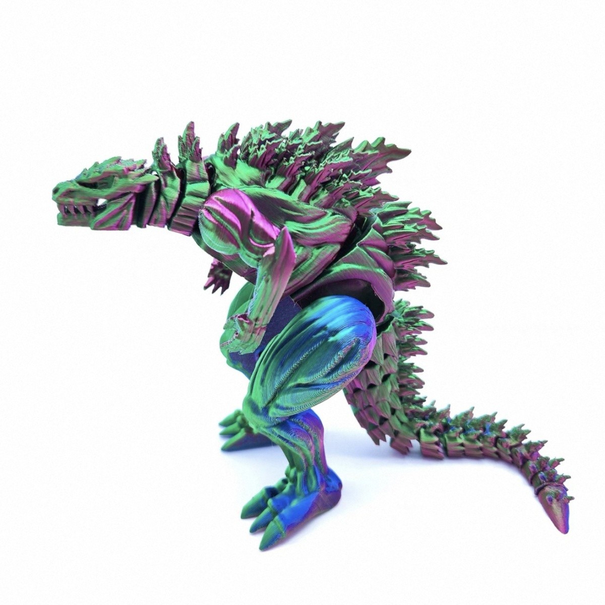 3D打印肌肉哥斯拉关节可动创意3D打印/定制
