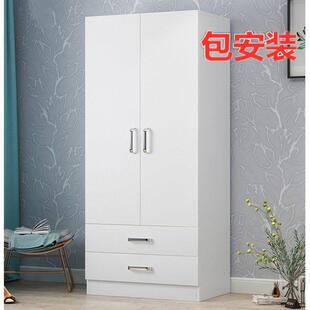 包安装衣柜简易出租房家用卧室小户型窄60长70 80宽50cm深挂式收