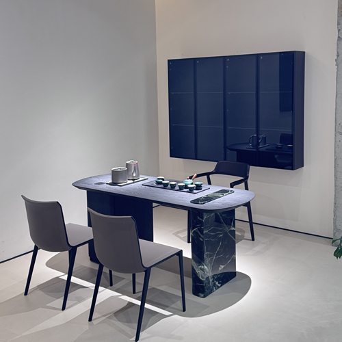 茶桌家用办公泡茶台现代简约小型高级感阳台茶桌2025新款