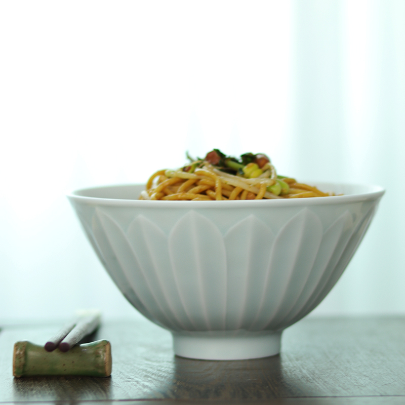 溯瓷堂中式复古仿宋影青陶瓷面碗