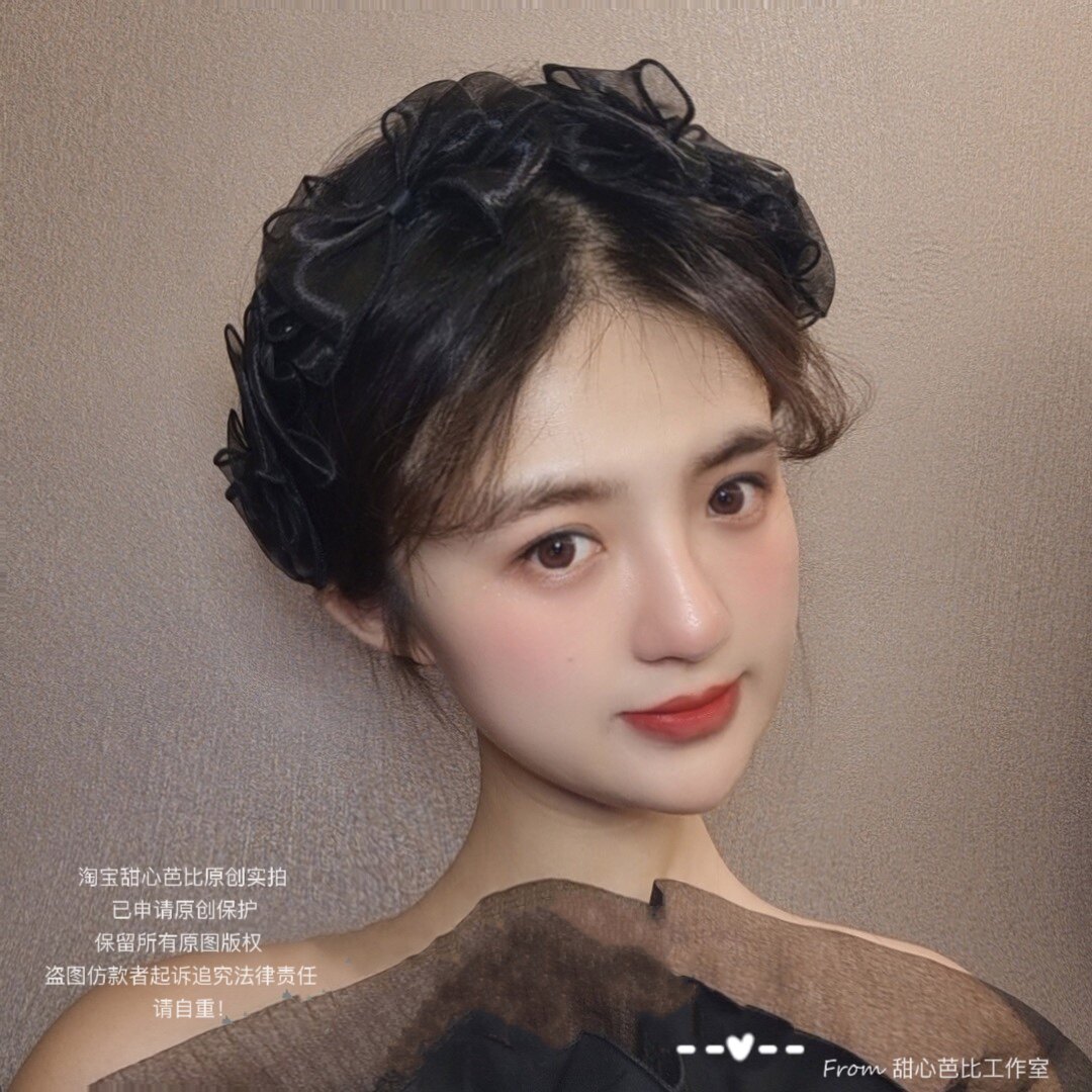 other发箍网纱甜美日韩
